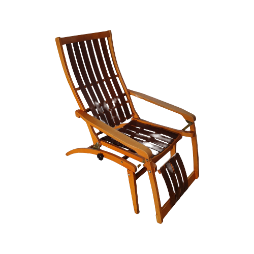 Chair Bentwood Thonet Siesta Medizinal 1951 Lounge Chair