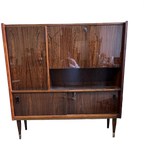 Vintage Houten Kast / Retro Barkast / Vitrine thumbnail 1