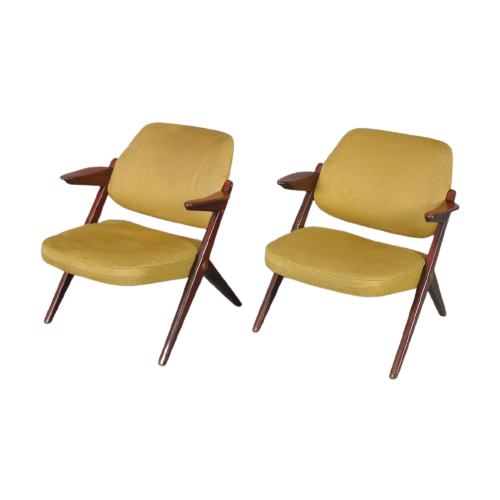 Set Vintage Design Armstoelen Bengt Ruda, Zweden 1960 (#321)