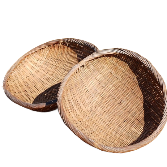 Set Van 2 Rieten Schalen 1