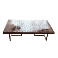 DUTCHBONE Visgraat Salontafel Acaciahout