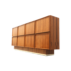 Groot Vintage Palissander Dressoir Wandmeubel Gemaakt In De Jaren ’60 thumbnail 1