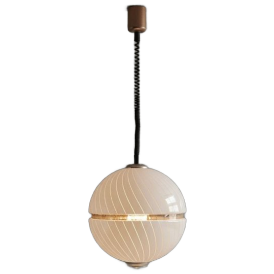 Italiaanse Space Age Hanglamp Van Guzzini - Verstelbaar Jaren 70 1
