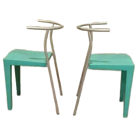 Set Van 2 "dr. Glob" Design Stoelen, Starck Voor Kartell 1