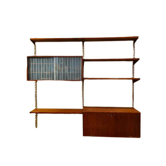 Vintage Kai Kristiansen Wandmeubel Wandsysteem 1
