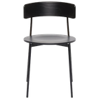 Fest Friday Dining Chair - No Arms - Back Wood Black thumbnail 1