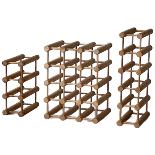 Nissen Wijnrekken Vintage Deens Design Jaren 60 Wine Rack 1