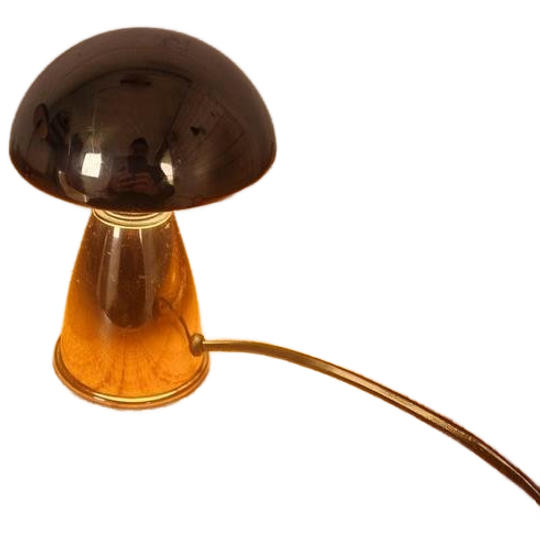 Koperkleurige Mushroom Lamp Design 1