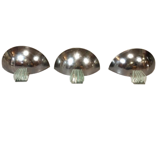 Set Van 3 Vintage Lumess Switzerland Wandlampen 1