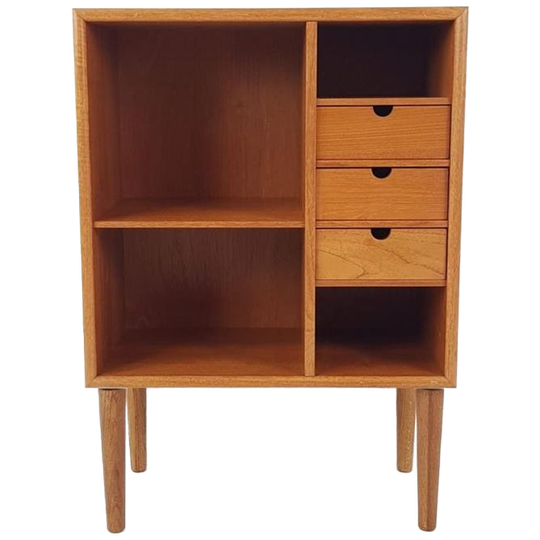 Vintage Teak Houten Kastje Laden Vakken Keuken 1