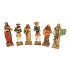 6 Mexicaanse Papier-Maché Poppen thumbnail 1
