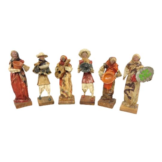 6 Mexicaanse Papier-maché Poppen 1