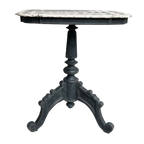 Handbeschilderde Tafel Met Harlekijnpatroon thumbnail 1
