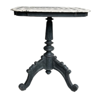 Handbeschilderde Tafel Met Harlekijnpatroon