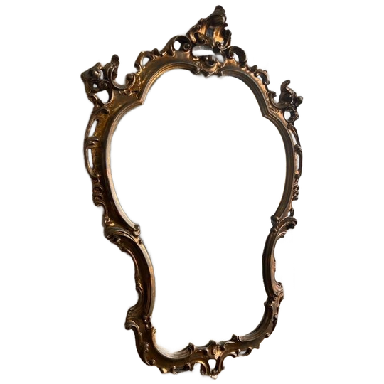 Vintage 'gouden' Barok Spiegel ( 1 Meter Hoog!) 1