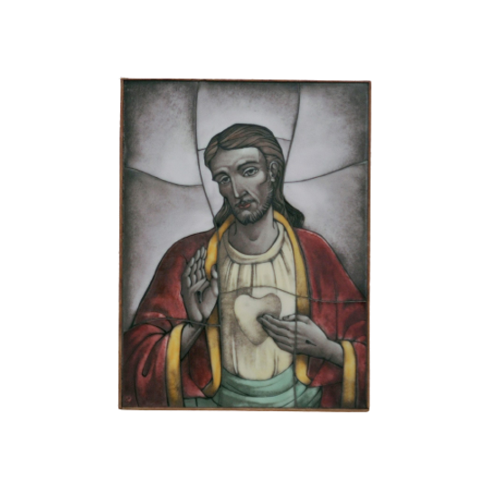 Lijstje Opaline Glas Jezus 1
