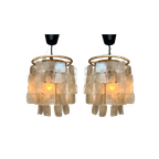 Set Van 2 Capiz Schelpen Schelp Hanglamp Hanglampen Opaline thumbnail 1