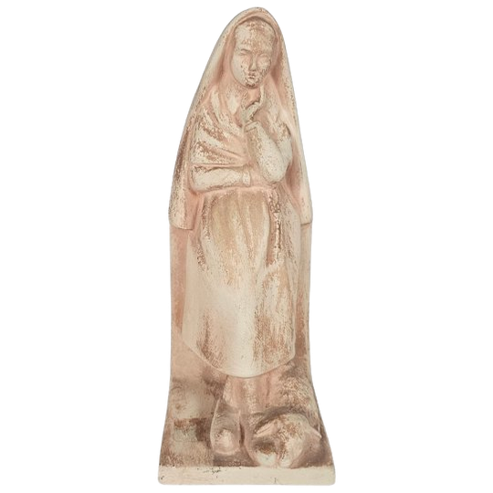 Saint Bernadette - Terre Cotta - J. S. Hartmann Art Déco - 1930's 1