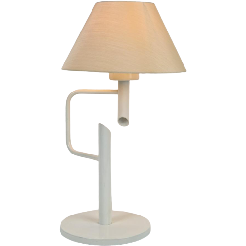 Vintage Dijkstra Verstelbaar Tafellamp '80 Lamp Wit Design