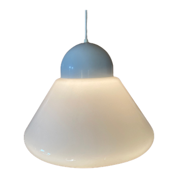 Nederlands Dutch Design Hala Zeist Hanglamp / Plafondlamp, Wit Kunststof Met Metaal Midcentury Mo
