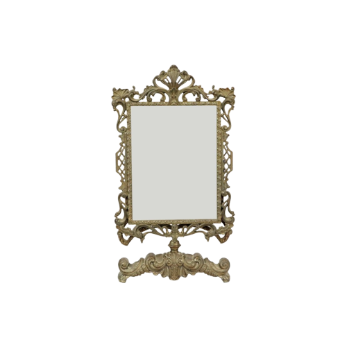 Barok Kapspiegel Rechthoekig Kantelbaar Elegant Make Up Spiegel 45Cm