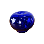 Kobalt Blauw Glazen Design Object / Vaas 13X16 thumbnail 1