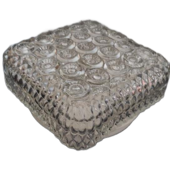 Vintage Plafondlamp Glas 1