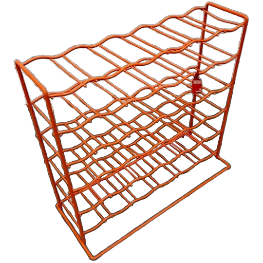 Vintage Wijnrek Flessenrek Retro Oranje Rek Tomado 1