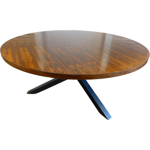 Prachtige Ronde Vintage Retro Eettafel 150 Cm