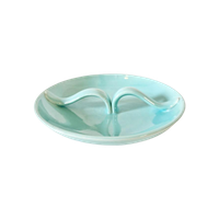 Jaren 50 Vintage Schaaltje Mintgroene Schaal