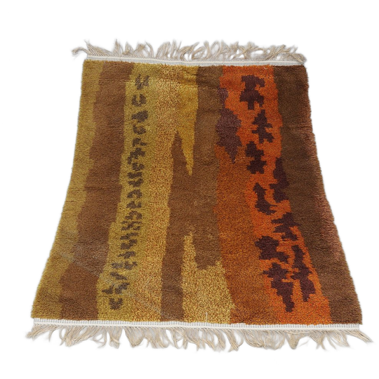 Ryamatta, Rug Wool 1950s60s.sweden 1