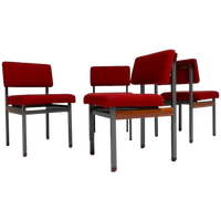 Set Van 4 Pali Eetkamerstoelen Van Louis Van Teeffelen, 1960