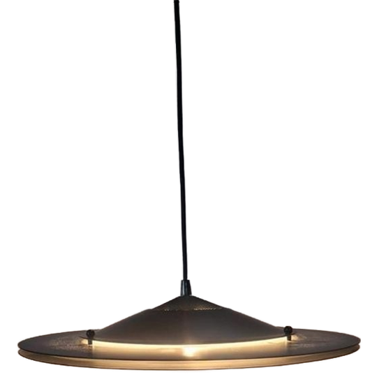 Jaren 80 Ufo Design Lamp Schotel. 1