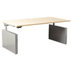 Ahrend 500 Bureau, Ahorn Blad, 180 X 90Cm, Hoogte Verstelbaar Onderstel D.M.V. Handslinger thumbnail 1