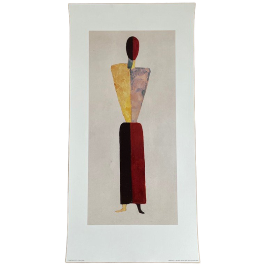 Kasimir Malevich (1878-1935), The Girl, Figure On White, Printed In Belgium 1