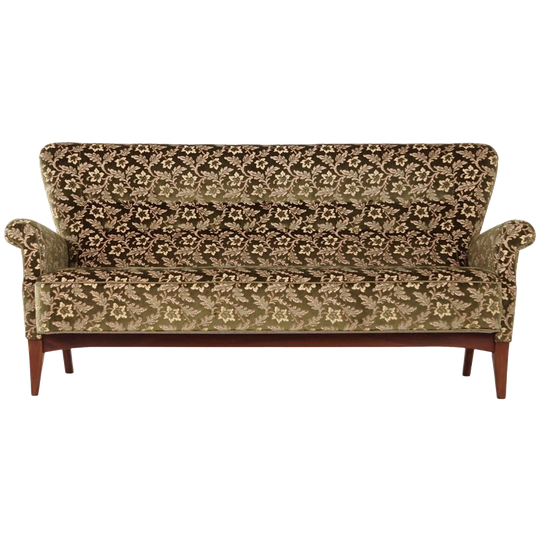 Beech Sofa, Danish Design, 1960s, Manufacturer: Fritz Hansen 1