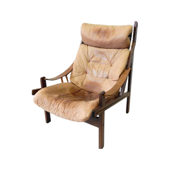 Vintage Torbjørn Afdal Fauteuil Stoel Bruksbo Jaren 60 1