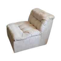 Vintage Seventies Ribfauteuil Loungefauteuil Jaren 60