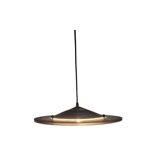 Jaren 80 Ufo Design Lamp Schotel.