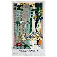 Roy Lichtenstein – Water Lilies With Japanese Bridge (1992)