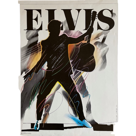 R.szaybo, Elvis Presley, 1985, Wda Offset, Orginal Vintage Poster 1