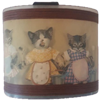 Vintage Wandlampje Fifties Wandlampje Poezen
