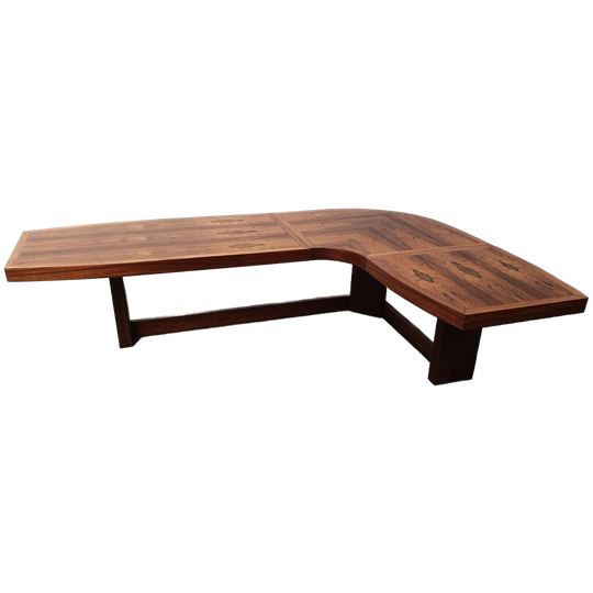 Palissander Boemerang Vintage Salontafel Jaren 70 Deens 1