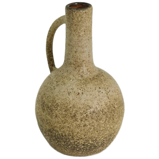 Glazed Stoneware Vase 1960s 1