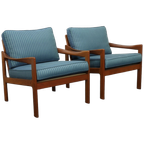 2x Fauteuil Illum Wikkelsö Niels <<<brand>>>, 1960s (setprijs) thumbnail 1