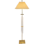 Lucite - Vloerlamp - Jaren 1970 - Messing - Plexiglas - Hollywood Regency Vloerlamp - 70'S thumbnail 1