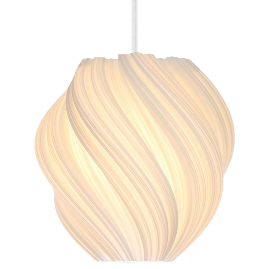 Morandi® 'cristallo' #2 Clockwise Pendant Light White 1