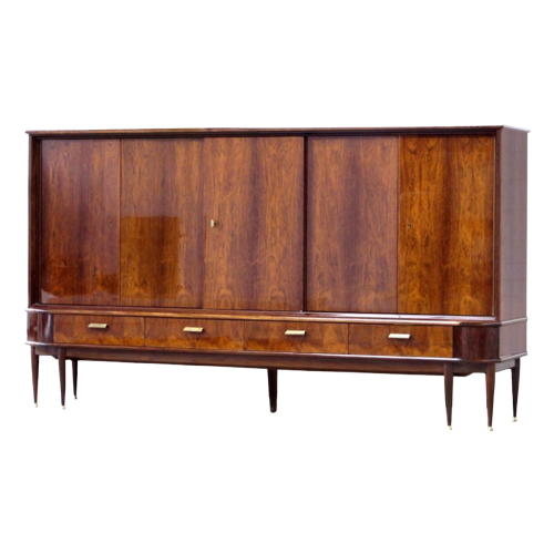 Vintage Art Deco Sideboard In Rosewood