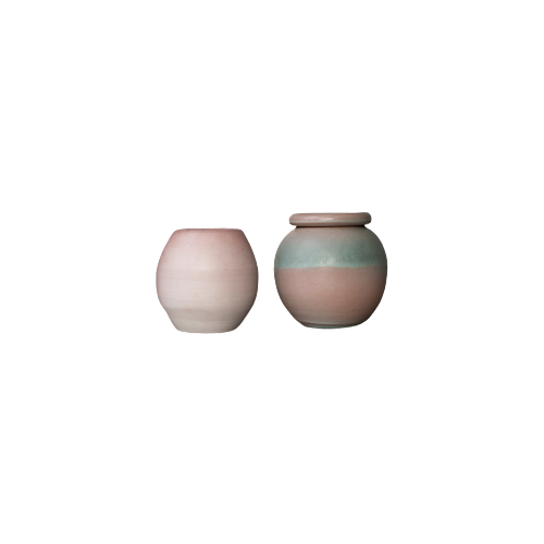 Set Of 2 Ceramic Pots