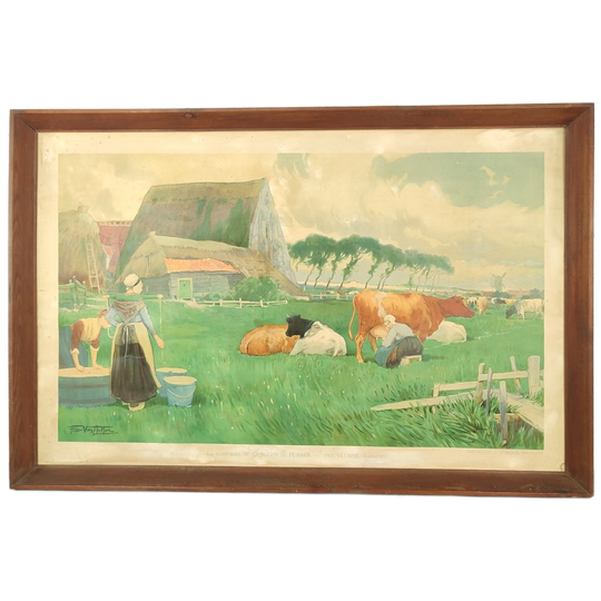 Flori Van Acker - Chromolitho - Veurne Ambacht 1